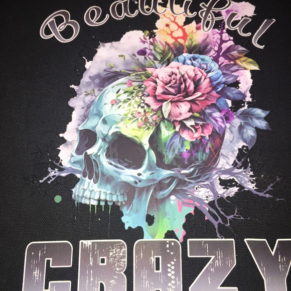 New Skull Tote Bag - Picture 2 of 3